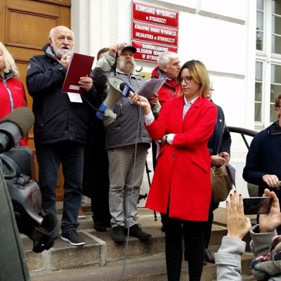 Protest ZNP w Bydgoszczy 